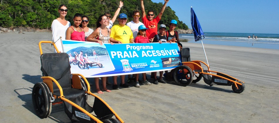 Praias acessíveis em São Paulo, com cadeiras anfíbias