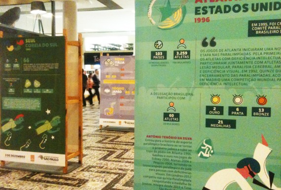 Exposição sobre jogos paralímpicos chega ao memorial da inclusão