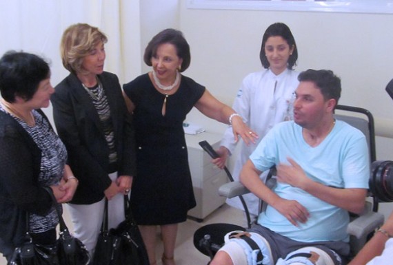 Primeira dama do Rio de Janeiro visita Rede de Reabilitação Lucy Montoro em São Paulo