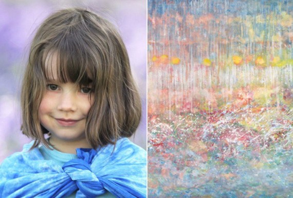 Gatinho ajuda garotinha com autismo a se expressar com a arte