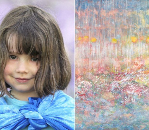 Gatinho ajuda garotinha com autismo a se expressar com a arte